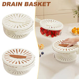 Foldable Vegetable Washing Bowl & Plastic ColanderFoldable Vegetable Washing Bowl & Plastic Colander