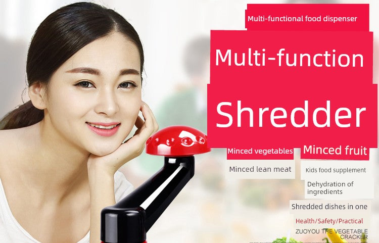 Manual Multifunctional Vegetable-Cutting Machine – Mincer, Shredder, Crusher, and Puree Maker