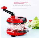 Manual Multifunctional Vegetable-Cutting Machine – Mincer, Shredder, Crusher, and Puree Maker