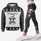 Nightmare Jack Skellington Hoodie and Leggings Yoga Pants Set