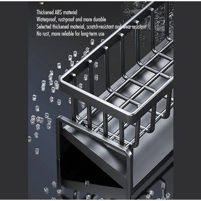 Kitchen Drain Rack Multi-Functional Sponge Cloth Detergent Storage Rack