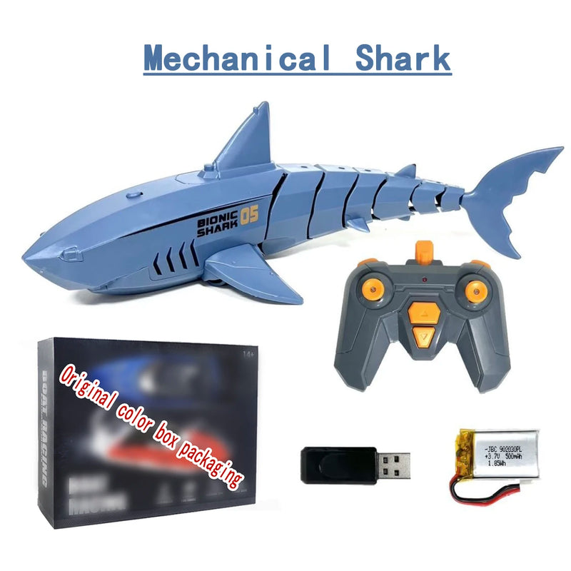 Robot Whale Shark Toy  - Remote Control Swimming Shark