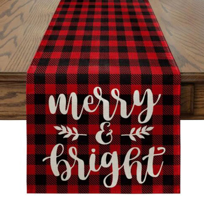 Fashion Christmas Tree Printed Table Runner