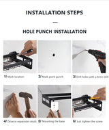 Wall-mounted Multifunction Holder