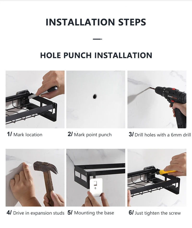 Wall-mounted Multifunction Holder