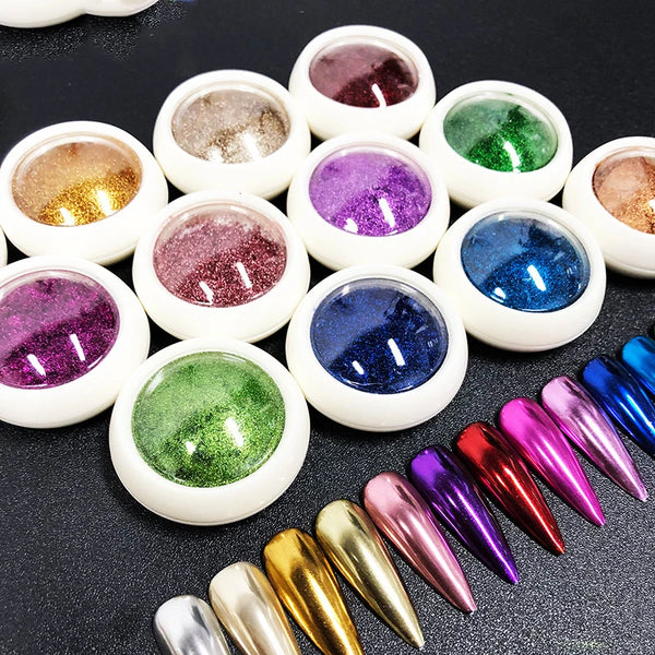 Metallic Mirror Chrome Nail Powder