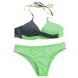 Split Color Bikini - Swimwear Women