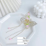 Butterfly Pearl Tassel Hairpin