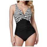 Deep V-neck Monokini Bathing Suit