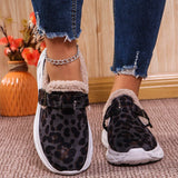 Fashion Leopard Print Wedge Sneakers