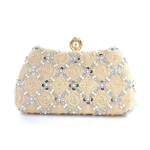 Flower Evening Bag Clutch