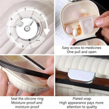 Portable Pill Organizer Case – Large Capacity 7 Grid Pill Holder for Easy Medication Management