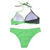 Split Color Bikini - Swimwear Women