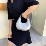 Leather Shoulder Hobo Bag