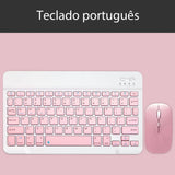 Android iOS Windows Extra Long Standby Bluetooth Wireless Keyboard - Multilingual