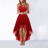 Elegant Chiffon Lace Evening Party Dress