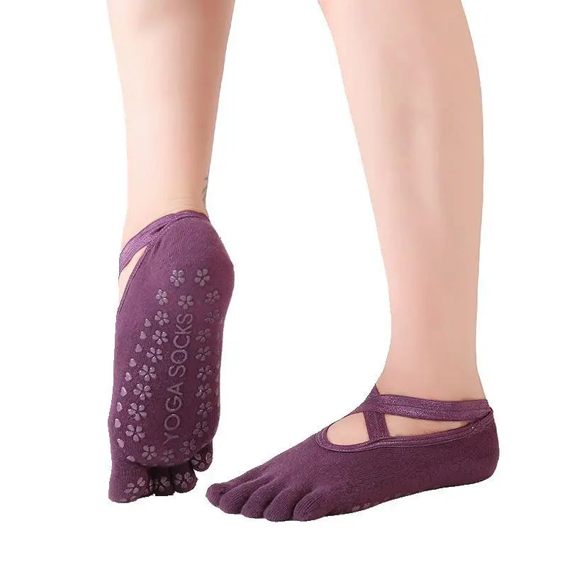 Women’s Yoga Socks Anti-Slip Bandage Sports Ladies Ballet Socks