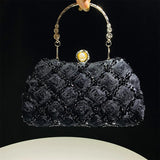 Flower Evening Bag Clutch