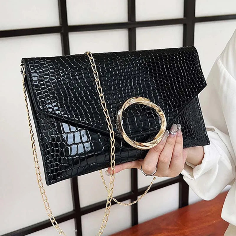 Alligator Envelope Clutch