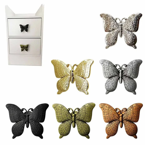 Butterfly Shape Furniture Cabinets Knobs