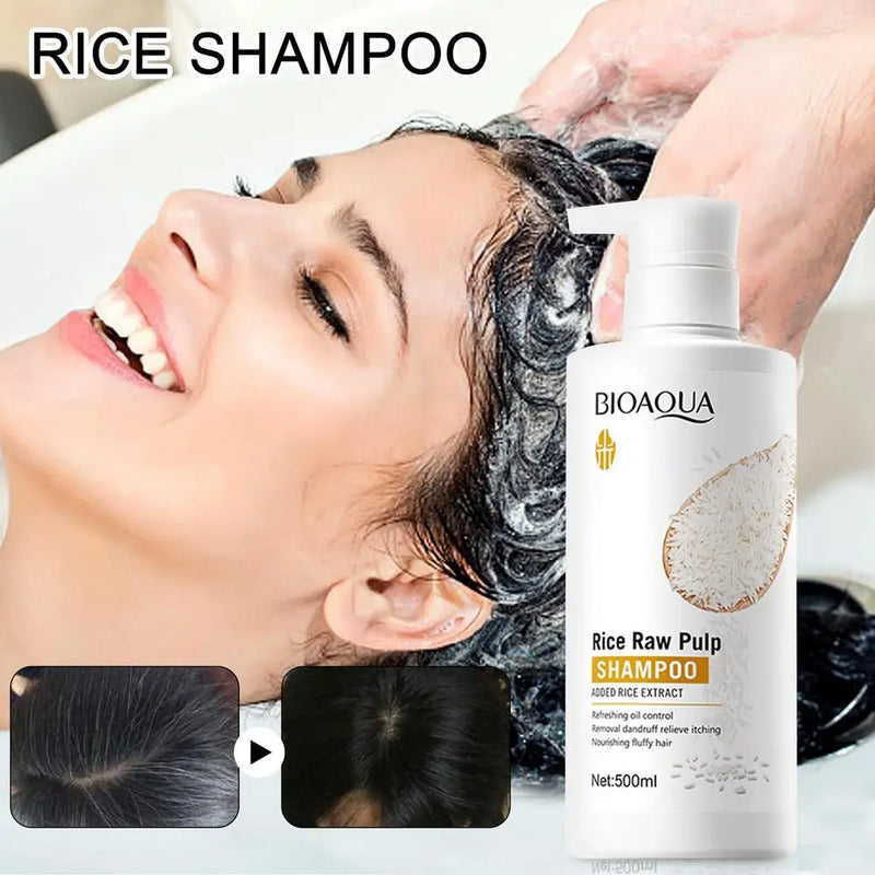 Rice Water Shampoo – Volumizing Shampoo for Brittle and Dry Hair