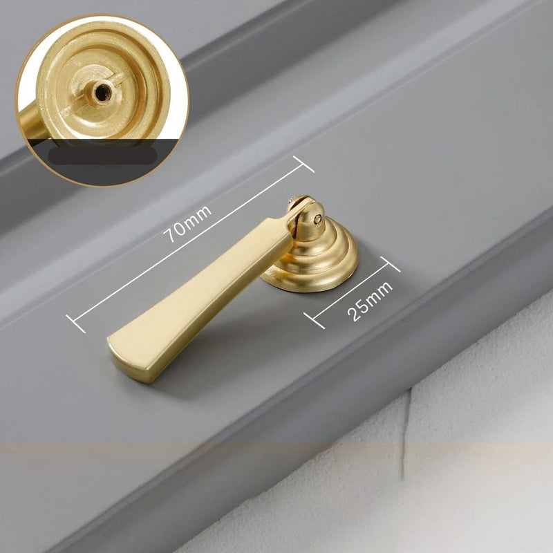 Gold Cabinet Pulls - Solid Zinc Alloy