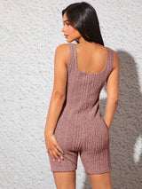 Maternity Ribbed Knitted Jumpsuit