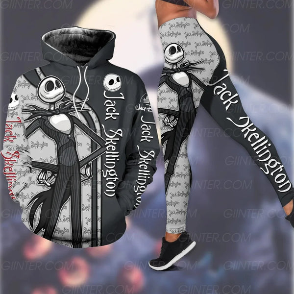 Disney Jack Skellington Combo Hoodie and Leggings Suit