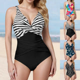 Deep V-neck Monokini Bathing Suit