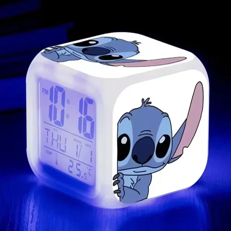 Disney's Stitch Alarm Clock - LED Night Light