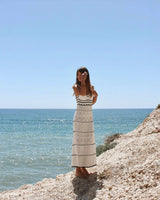 Slim Sleeveless Long Knitted Dress