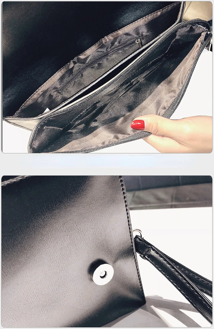 Women's clutch Envelope Mini Bag with strap