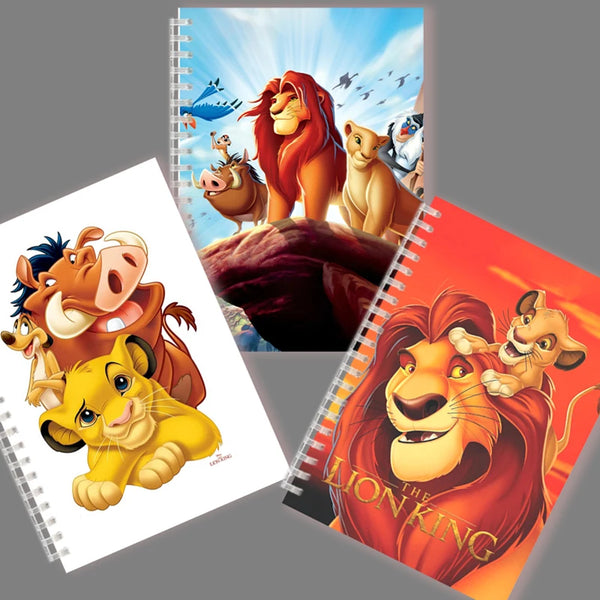 A5 Spiral Notebook Cartoon The Lion King