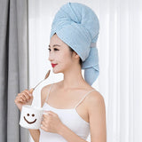 Super Absorbent Elastic Band Head Towel