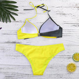 Split Color Bikini - Swimwear Women