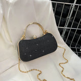 Gold Diamond Evening Bag - Luxury Handbag