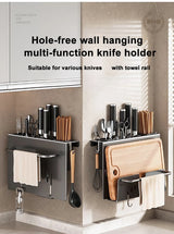 Multi-function Kitchen Holder Wall-mounted Organizer