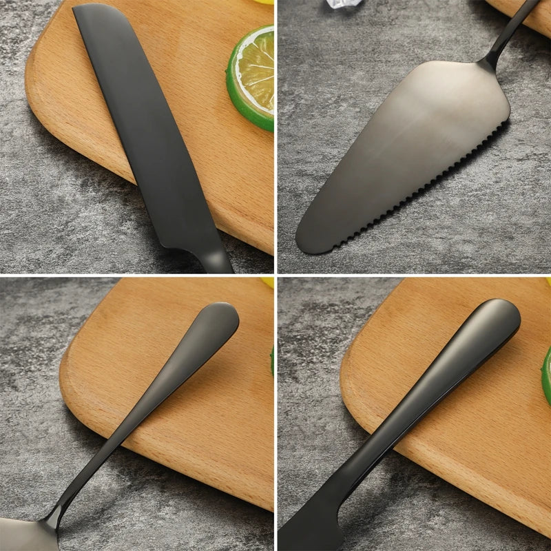 2 PCS/Set Stainless Steel Cake Knife