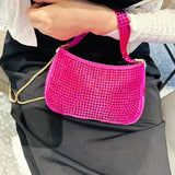 Evening Clutch - Elegant Rhinestone Handbag