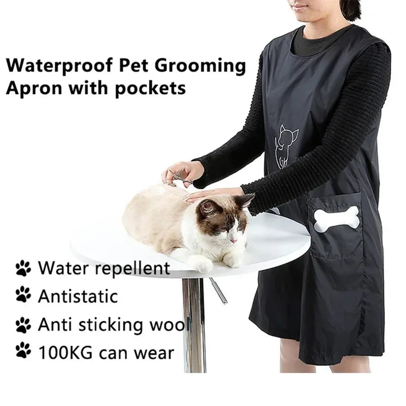 Pet Grooming  Waterproof Nylon Grooming Apron