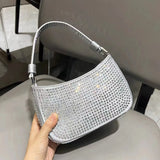 Evening Clutch - Elegant Rhinestone Handbag