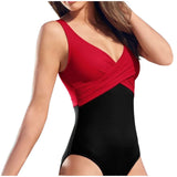 Color Block One-Piece Swimsuit