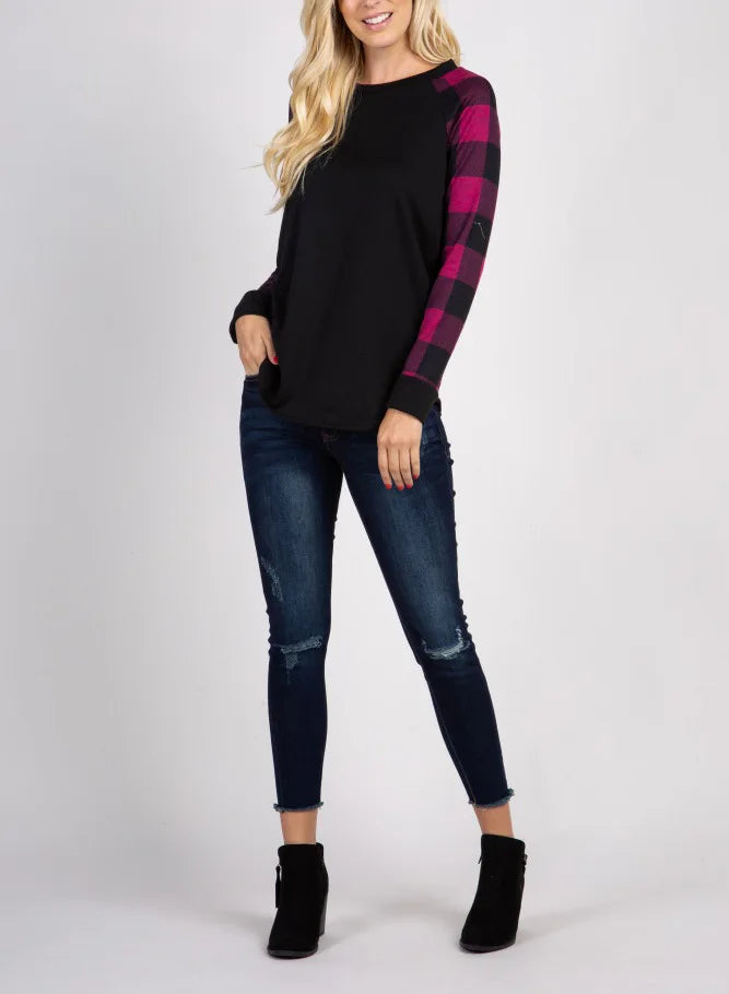 Maternity Long Sleeve Fashion Tops