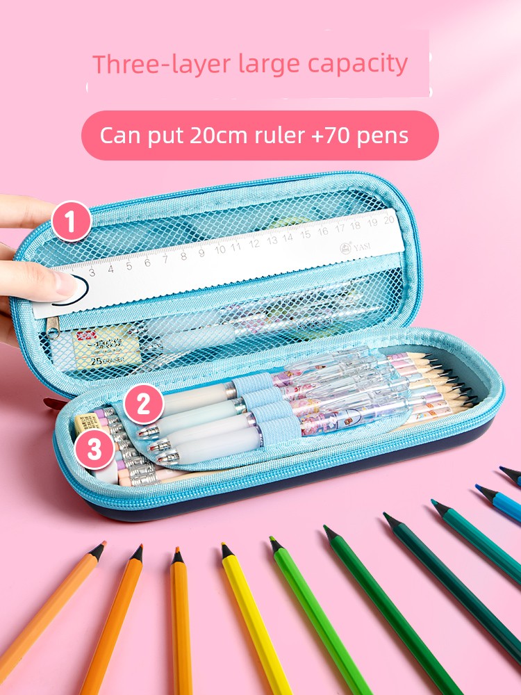 Unicorn Stain-Resistant Pink Pencil Case