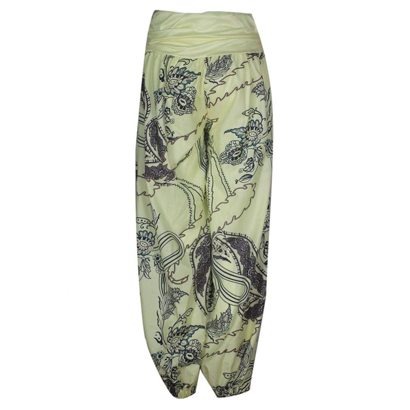 Boho Paisley Print Ankle-Tied Baggy Loose Pants