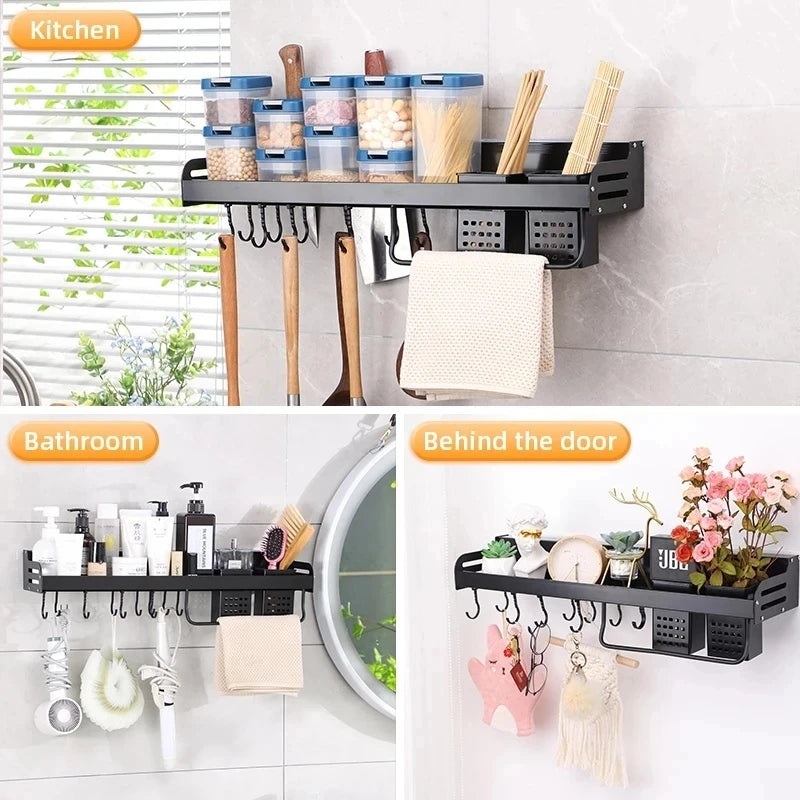 Kitchen Organizer Shelf - Wall-Mounted Kitchen Organizer Shelf - Wall-Mounted