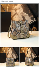 Fashion Serpentine Leather Bag