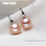 Black Pearl Earrings - 925 Sterling Silver Jewelry