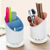 Cutlery Storage Holder – Non-Slip Drainer Container and Drying Rack