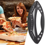 Semi-Circular Pizza Cutter with Protective Cover